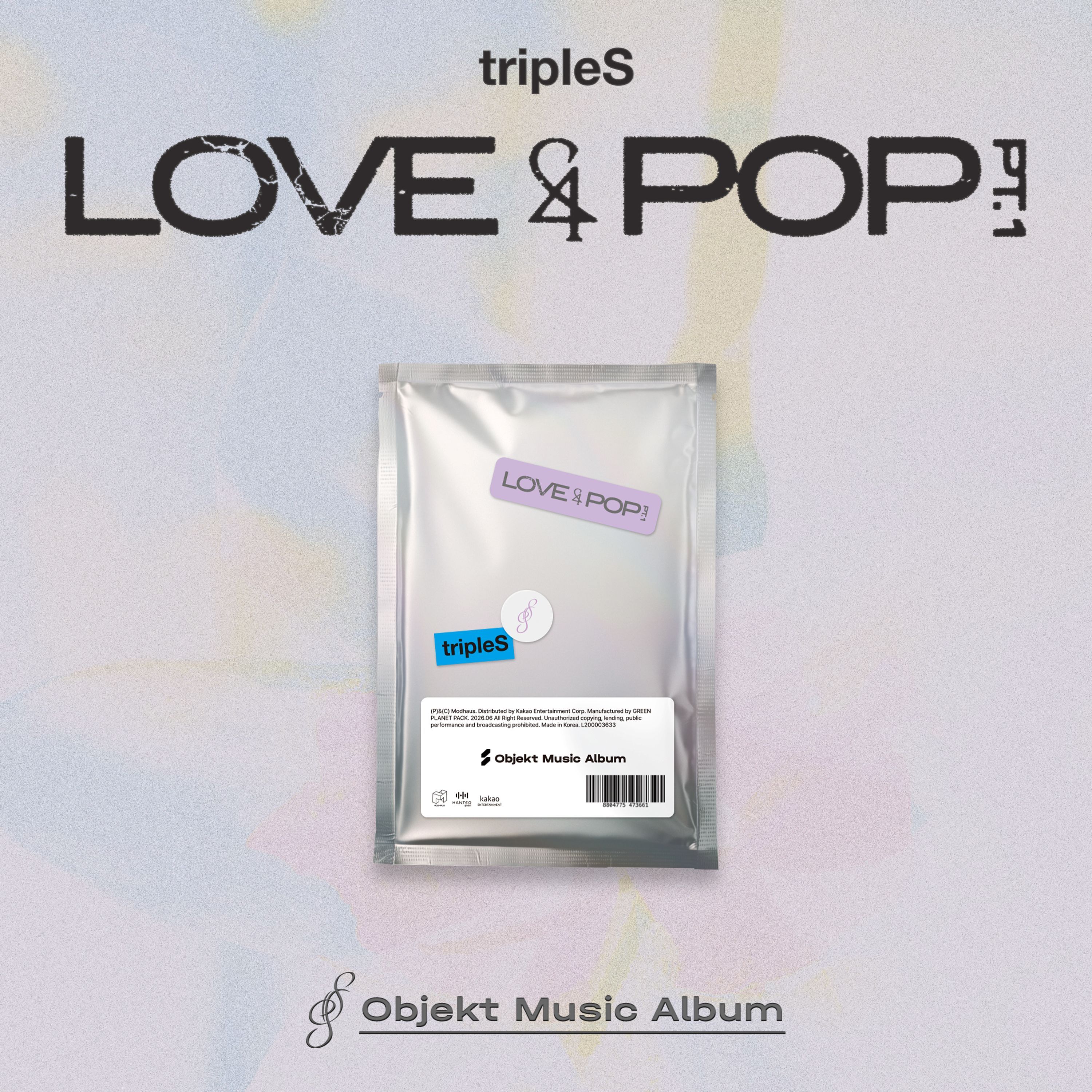 [0822 대면 사인회] tripleS (트리플에스) - <LOVE&POP> pt.1 (Objekt Music Album)