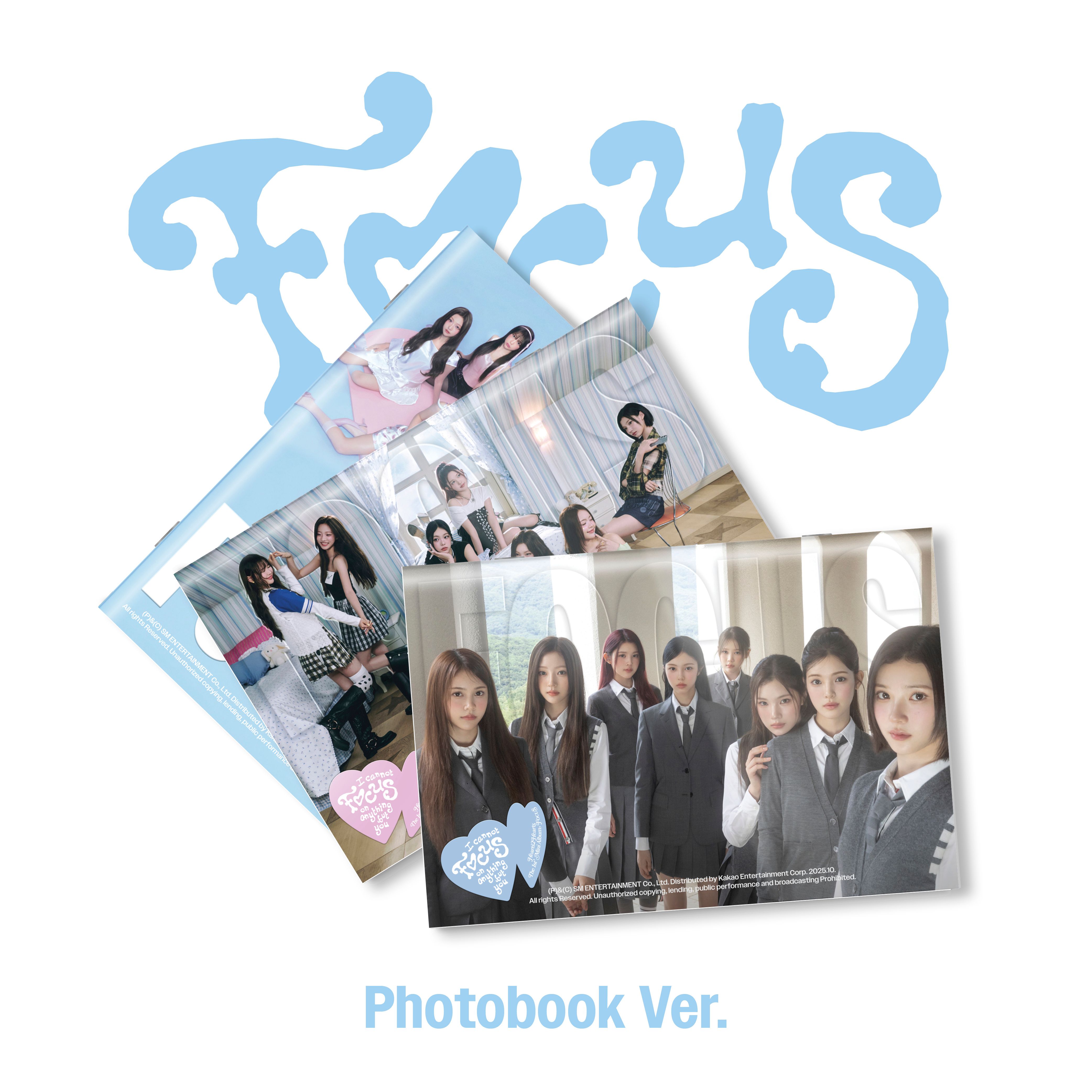 [0120 VIDEO CALL EVENT] 하츠투하츠 (Hearts2Hearts) - 미니1집 [FOCUS] (Photobook Ver.) 랜덤 